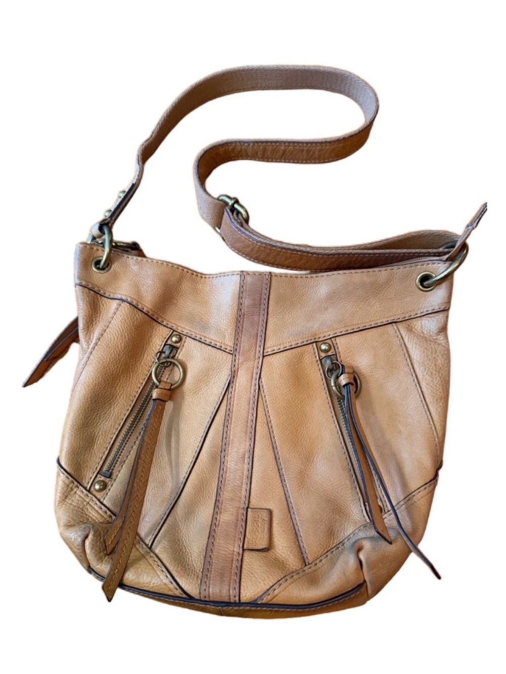 Vintage Fossil crossbody hobo bag